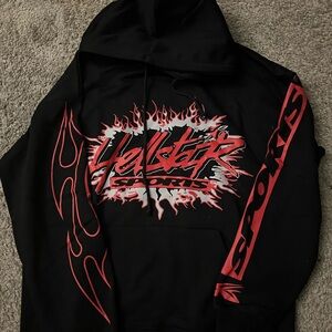 Hellstar Sports Black and Red Hoodie